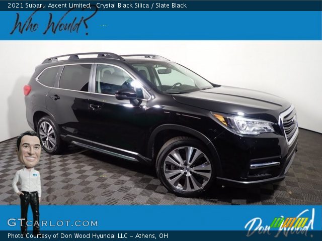 2021 Subaru Ascent Limited in Crystal Black Silica