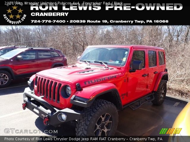 2021 Jeep Wrangler Unlimited Rubicon 4x4 in Firecracker Red