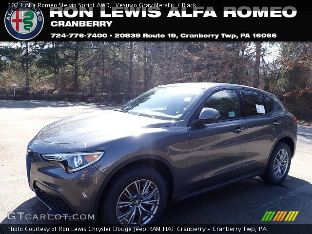 2023 Alfa Romeo Stelvio Sprint AWD in Vesuvio Gray Metallic