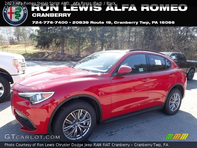 2023 Alfa Romeo Stelvio Sprint AWD in Alfa Rosso (Red)