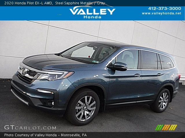 2020 Honda Pilot EX-L AWD in Steel Sapphire Metallic