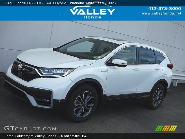 2020 Honda CR-V EX-L AWD Hybrid in Platinum White Pearl