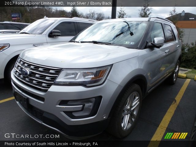 2017 Ford Explorer Limited 4WD in Ingot Silver