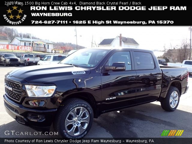 2023 Ram 1500 Big Horn Crew Cab 4x4 in Diamond Black Crystal Pearl