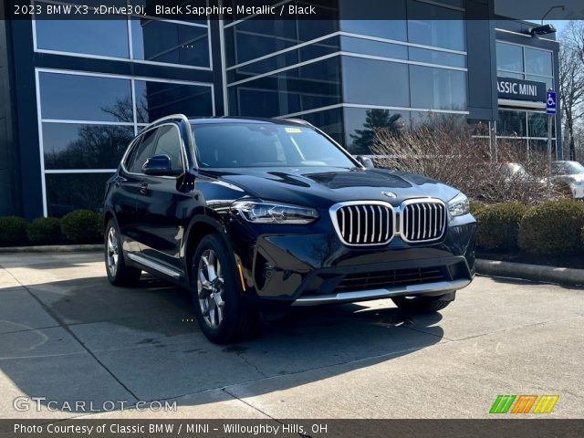 2023 BMW X3 xDrive30i in Black Sapphire Metallic