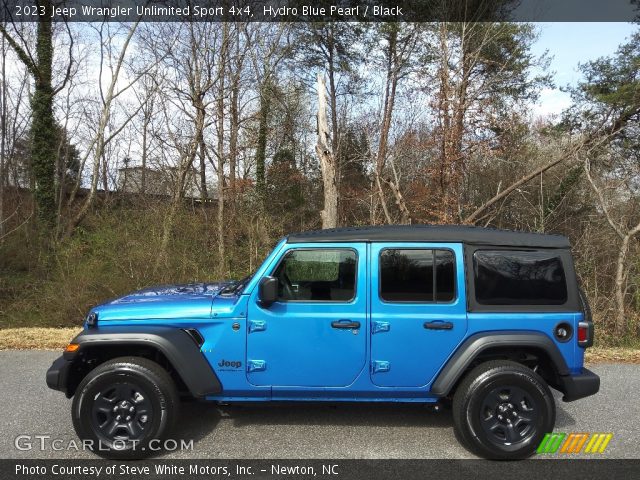 2023 Jeep Wrangler Unlimited Sport 4x4 in Hydro Blue Pearl