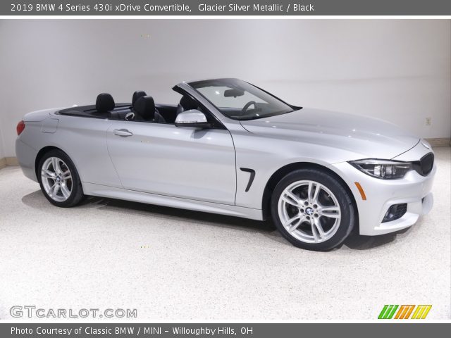 2019 BMW 4 Series 430i xDrive Convertible in Glacier Silver Metallic