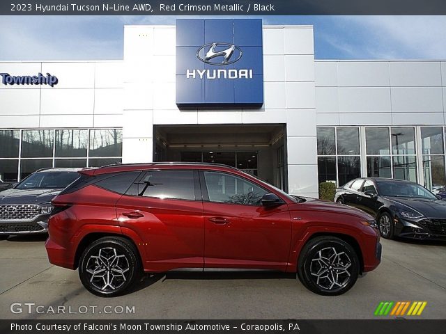 2023 Hyundai Tucson N-Line AWD in Red Crimson Metallic