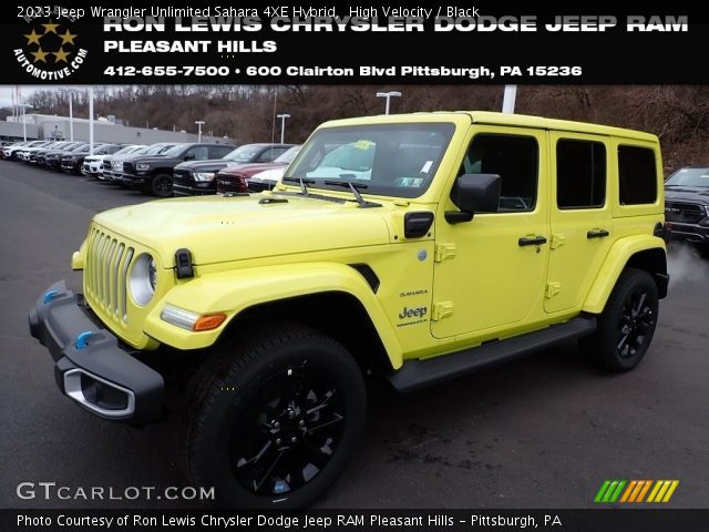 2023 Jeep Wrangler Unlimited Sahara 4XE Hybrid in High Velocity