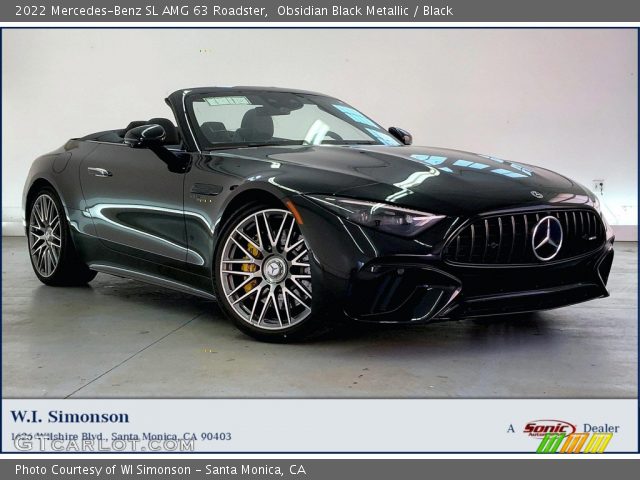 2022 Mercedes-Benz SL AMG 63 Roadster in Obsidian Black Metallic