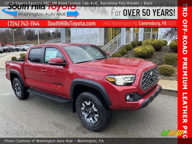 2023 Toyota Tacoma TRD Off Road Double Cab 4x4 in Barcelona Red Metallic