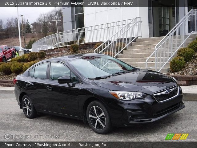 2019 Subaru Impreza 2.0i Premium 4-Door in Crystal Black Silica
