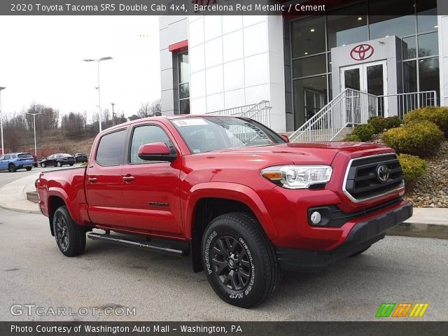 2020 Toyota Tacoma SR5 Double Cab 4x4 in Barcelona Red Metallic