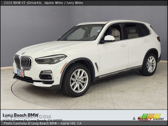 2020 BMW X5 sDrive40i in Alpine White