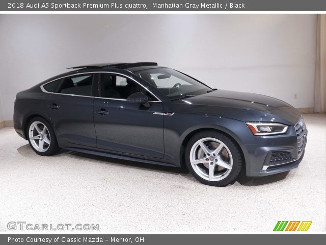 2018 Audi A5 Sportback Premium Plus quattro in Manhattan Gray Metallic