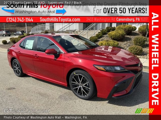 2023 Toyota Camry SE AWD in Supersonic Red