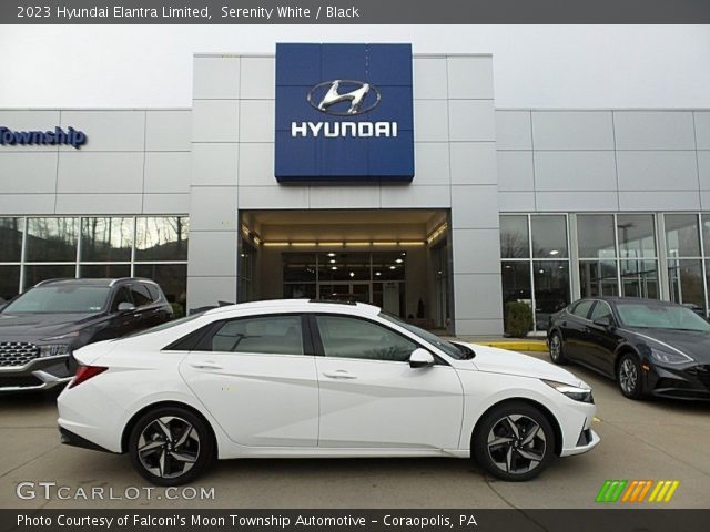 2023 Hyundai Elantra Limited in Serenity White