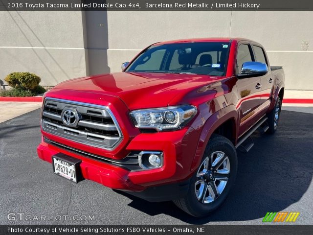 2016 Toyota Tacoma Limited Double Cab 4x4 in Barcelona Red Metallic