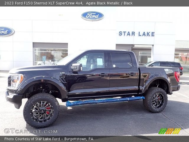 2023 Ford F150 Sherrod XLT SuperCrew 4x4 in Agate Black Metallic