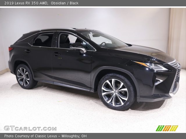 2019 Lexus RX 350 AWD in Obsidian