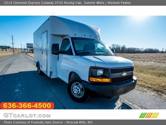2014 Chevrolet Express Cutaway 3500 Moving Van in Summit White