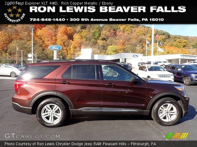 2020 Ford Explorer XLT 4WD in Rich Copper Metallic