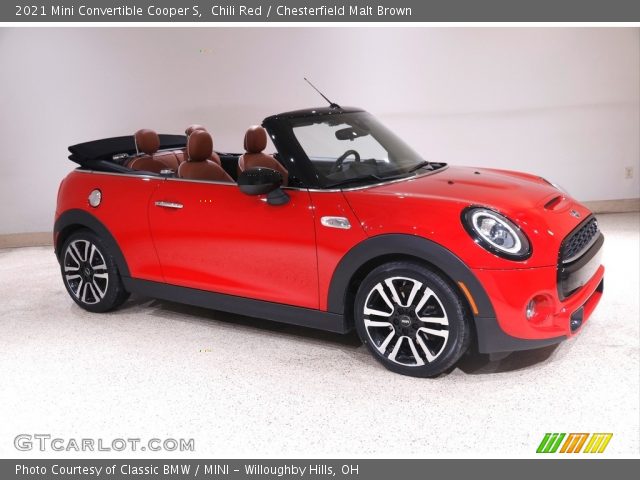 2021 Mini Convertible Cooper S in Chili Red