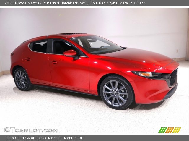 2021 Mazda Mazda3 Preferred Hatchback AWD in Soul Red Crystal Metallic