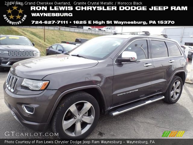 2014 Jeep Grand Cherokee Overland in Granite Crystal Metallic