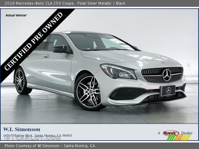 2019 Mercedes-Benz CLA 250 Coupe in Polar Silver Metallic