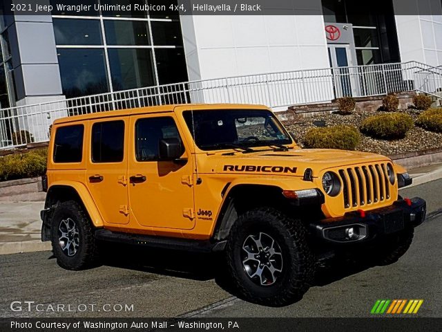 2021 Jeep Wrangler Unlimited Rubicon 4x4 in Hellayella
