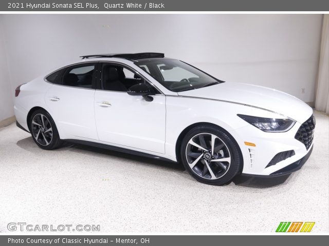 2021 Hyundai Sonata SEL Plus in Quartz White