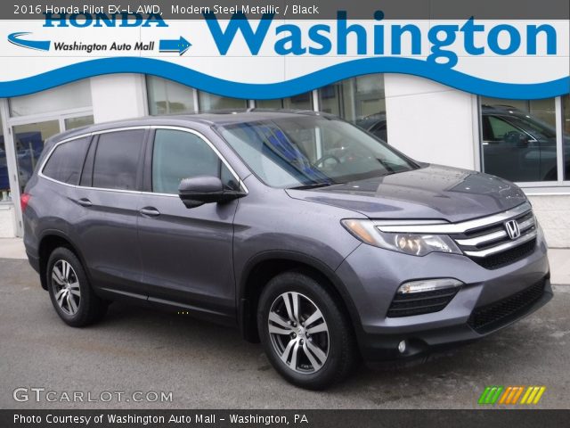 2016 Honda Pilot EX-L AWD in Modern Steel Metallic