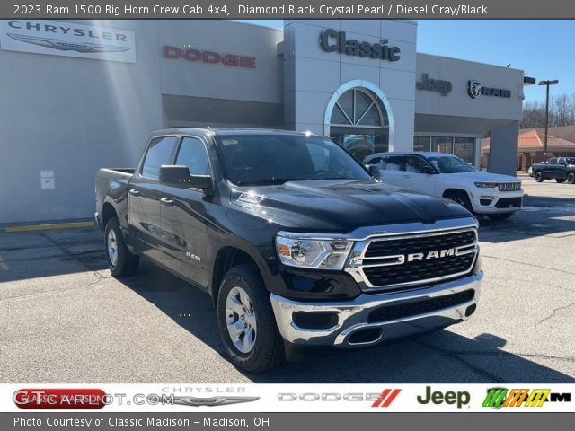 2023 Ram 1500 Big Horn Crew Cab 4x4 in Diamond Black Crystal Pearl
