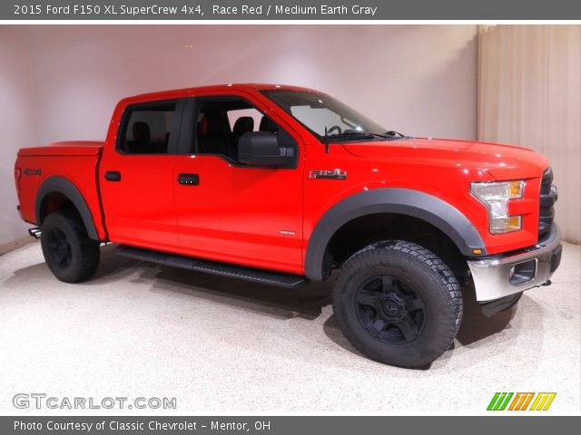 2015 Ford F150 XL SuperCrew 4x4 in Race Red
