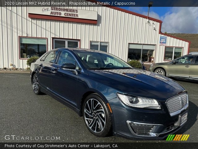 2020 Lincoln MKZ Hybrid Reserve in Rhapsody Blue Metallic
