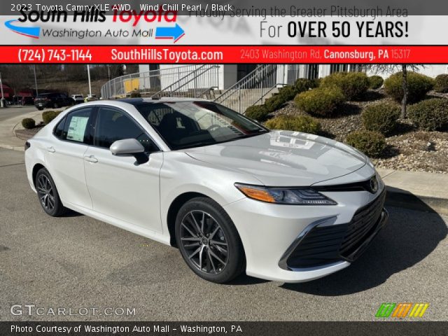 2023 Toyota Camry XLE AWD in Wind Chill Pearl