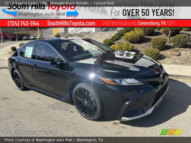 2023 Toyota Camry XSE in Midnight Black Metallic