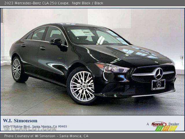 2023 Mercedes-Benz CLA 250 Coupe in Night Black