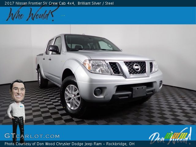 2017 Nissan Frontier SV Crew Cab 4x4 in Brilliant Silver