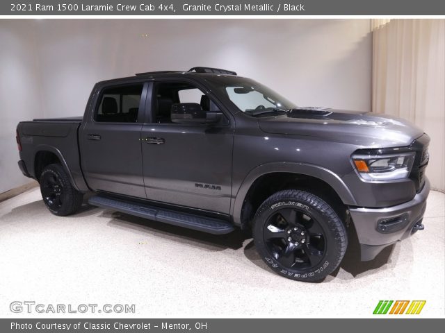 2021 Ram 1500 Laramie Crew Cab 4x4 in Granite Crystal Metallic