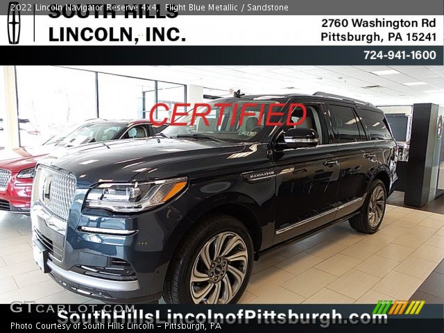 2022 Lincoln Navigator Reserve 4x4 in Flight Blue Metallic