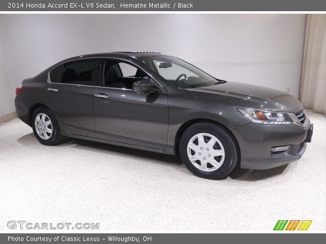 2014 Honda Accord EX-L V6 Sedan in Hematite Metallic