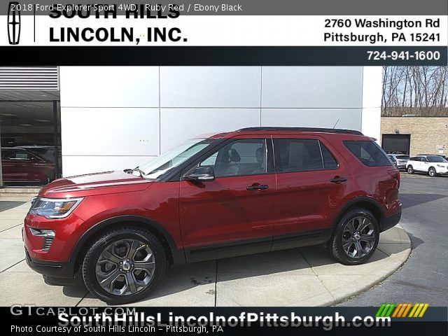 2018 Ford Explorer Sport 4WD in Ruby Red