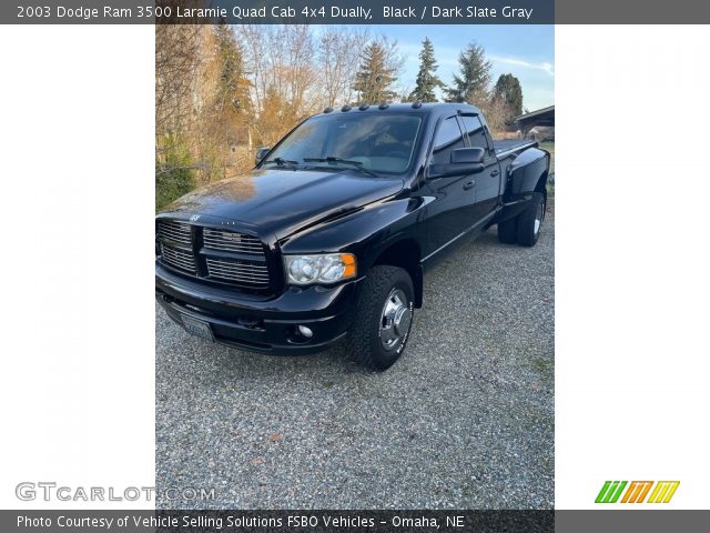 2003 Dodge Ram 3500 Laramie Quad Cab 4x4 Dually in Black
