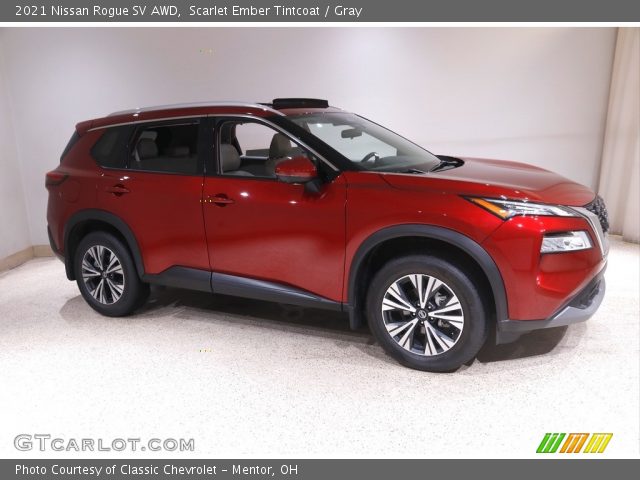 2021 Nissan Rogue SV AWD in Scarlet Ember Tintcoat