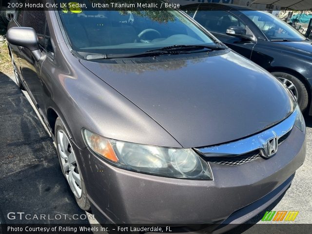 2009 Honda Civic LX Sedan in Urban Titanium Metallic