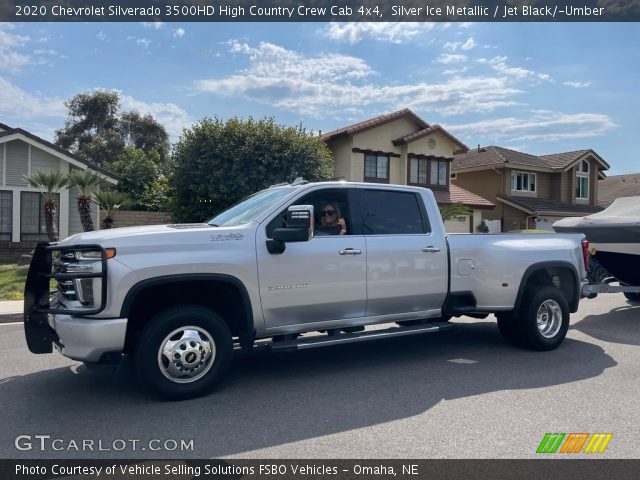 2020 Chevrolet Silverado 3500HD High Country Crew Cab 4x4 in Silver Ice Metallic