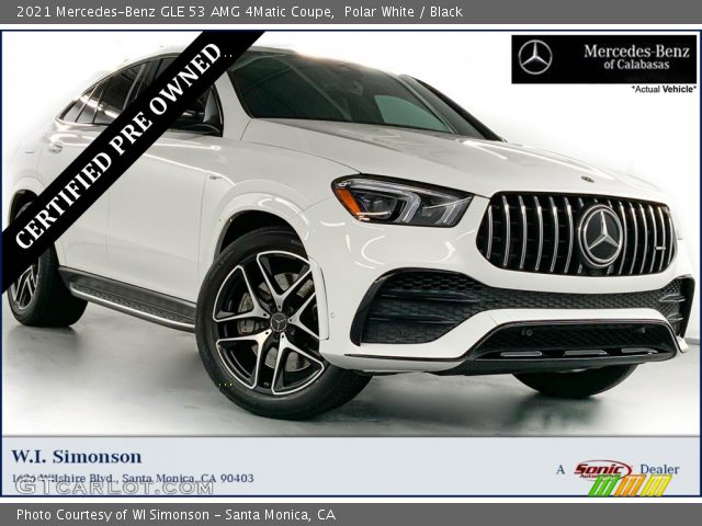 2021 Mercedes-Benz GLE 53 AMG 4Matic Coupe in Polar White