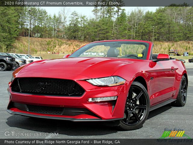 2020 Ford Mustang GT Premium Convertible in Rapid Red
